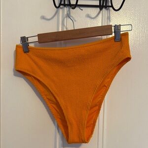 Aerie Vibrant Orange High-Cut Cheeky Bottoms